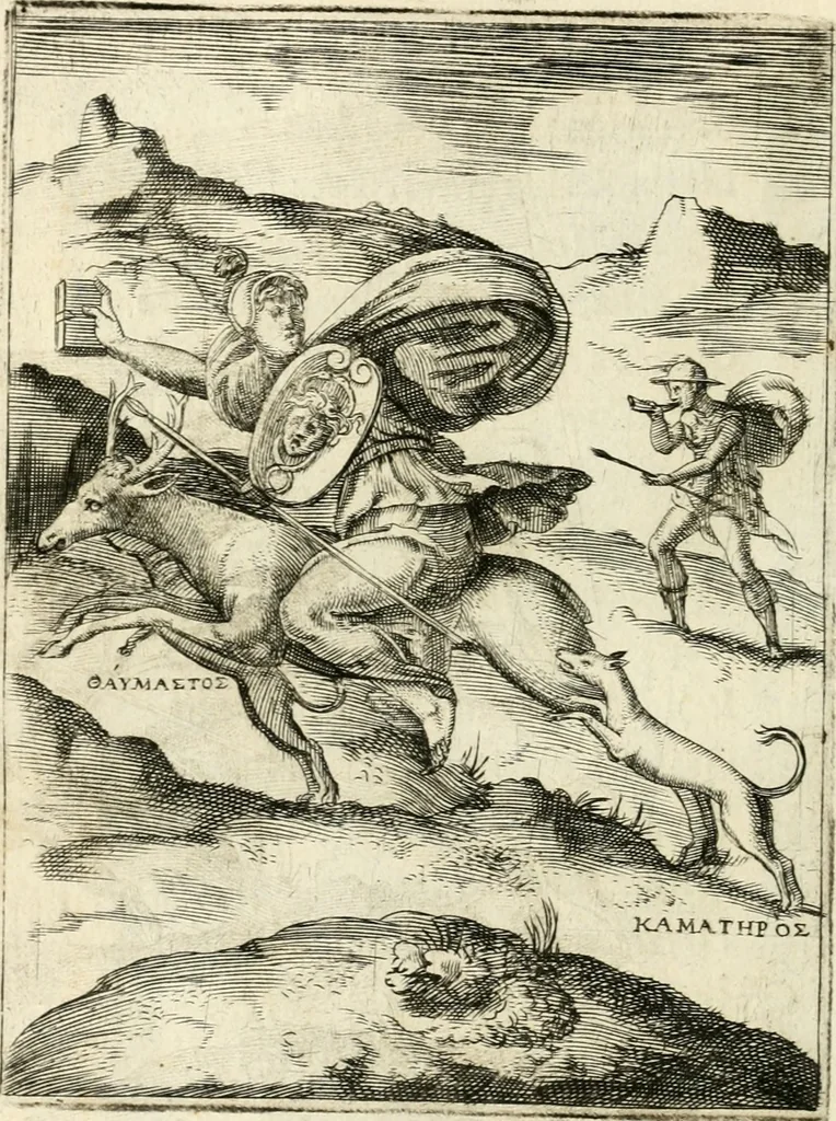 An illustration from Achillis Bocchii Bonon. Symbolicarvm quaestionvm de vniverso genere qvas serio lvdebat libri qvinqve, 1555, leaf 189