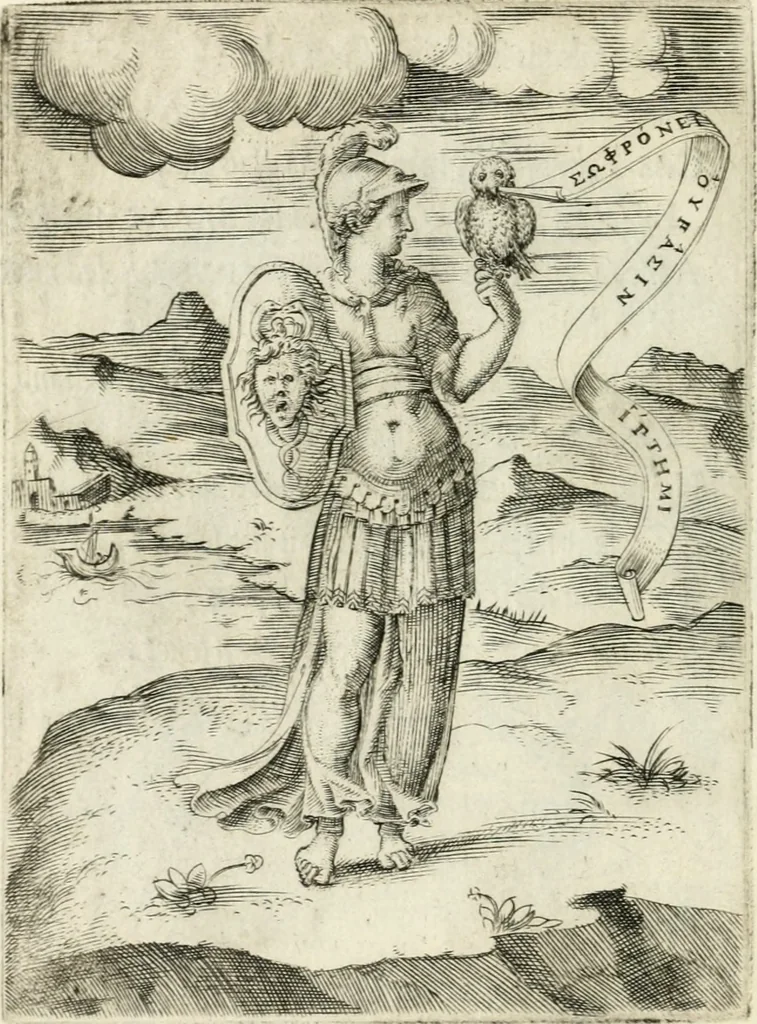 An illustration from Achillis Bocchii Bonon. Symbolicarvm quaestionvm de vniverso genere qvas serio lvdebat libri qvinqve, 1555, leaf 193