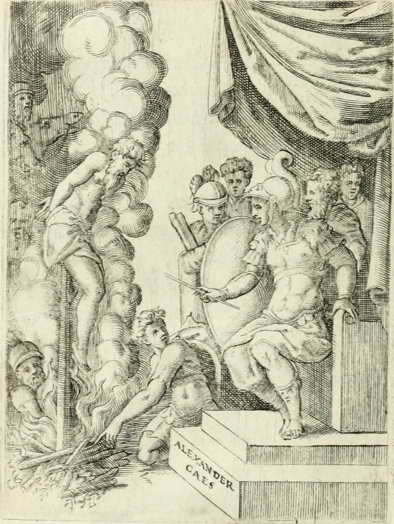 An illustration from Achillis Bocchii Bonon. Symbolicarvm quaestionvm de vniverso genere qvas serio lvdebat libri qvinqve, 1555, leaf 199