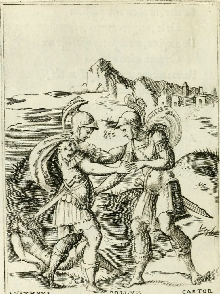 An illustration from Achillis Bocchii Bonon. Symbolicarvm quaestionvm de vniverso genere qvas serio lvdebat libri qvinqve, 1555, leaf 231