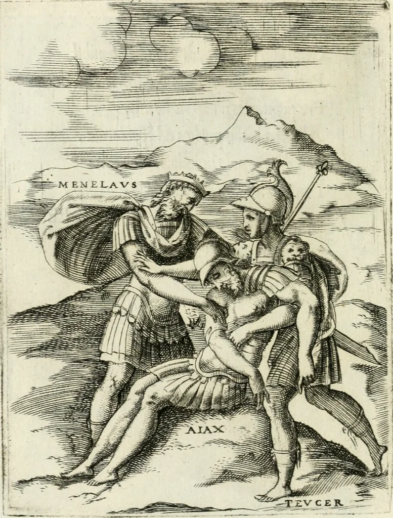 An illustration from Achillis Bocchii Bonon. Symbolicarvm quaestionvm de vniverso genere qvas serio lvdebat libri qvinqve, 1555, leaf 241