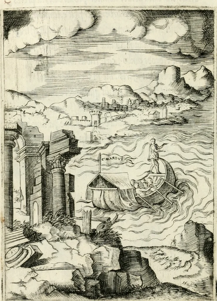 An illustration from Achillis Bocchii Bonon. Symbolicarvm quaestionvm de vniverso genere qvas serio lvdebat libri qvinqve, 1555, leaf 255