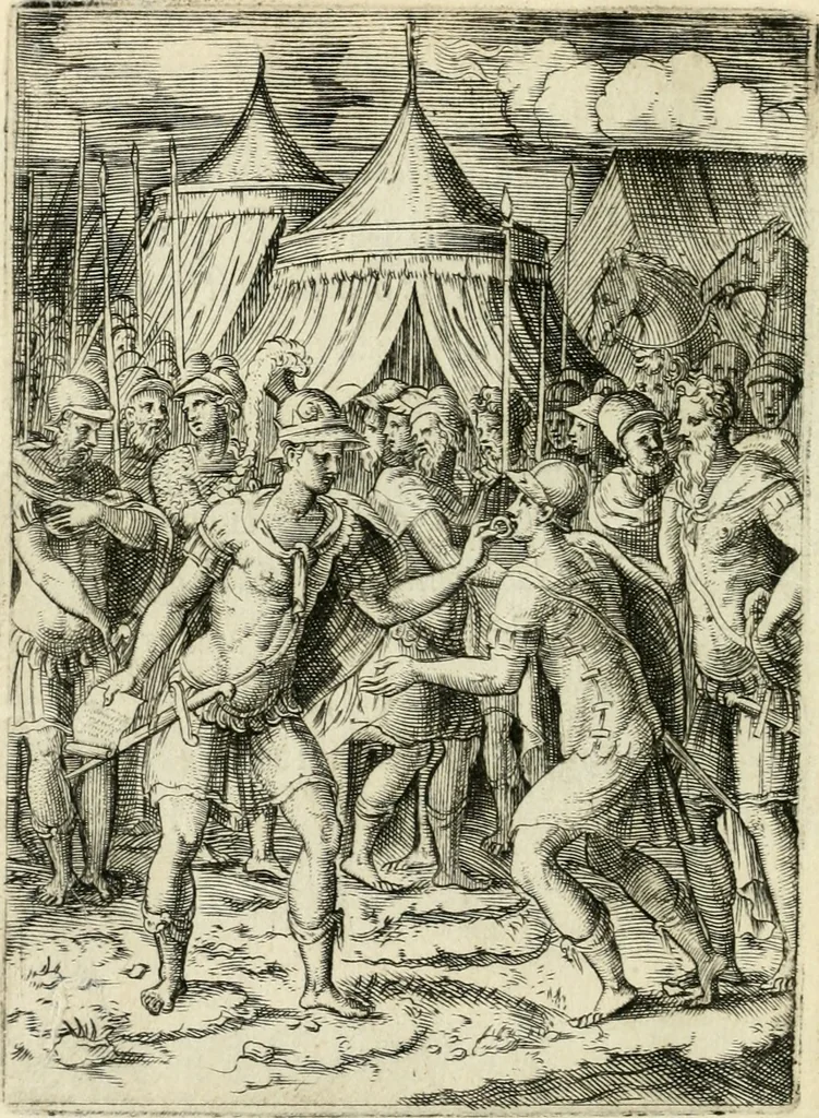 An illustration from Achillis Bocchii Bonon. Symbolicarvm quaestionvm de vniverso genere qvas serio lvdebat libri qvinqve, 1555, leaf 267