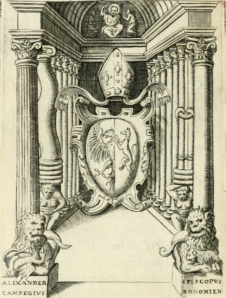An illustration from Achillis Bocchii Bonon. Symbolicarvm quaestionvm de vniverso genere qvas serio lvdebat libri qvinqve, 1555, leaf 275
