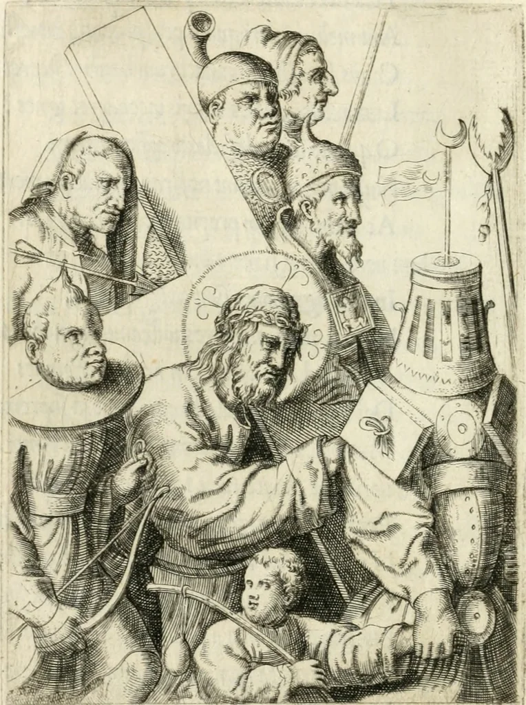 An illustration from Achillis Bocchii Bonon. Symbolicarvm quaestionvm de vniverso genere qvas serio lvdebat libri qvinqve, 1555, leaf 293