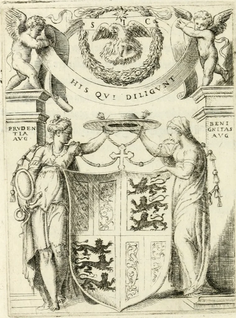 An illustration from Achillis Bocchii Bonon. Symbolicarvm quaestionvm de vniverso genere qvas serio lvdebat libri qvinqve, 1555, leaf 305