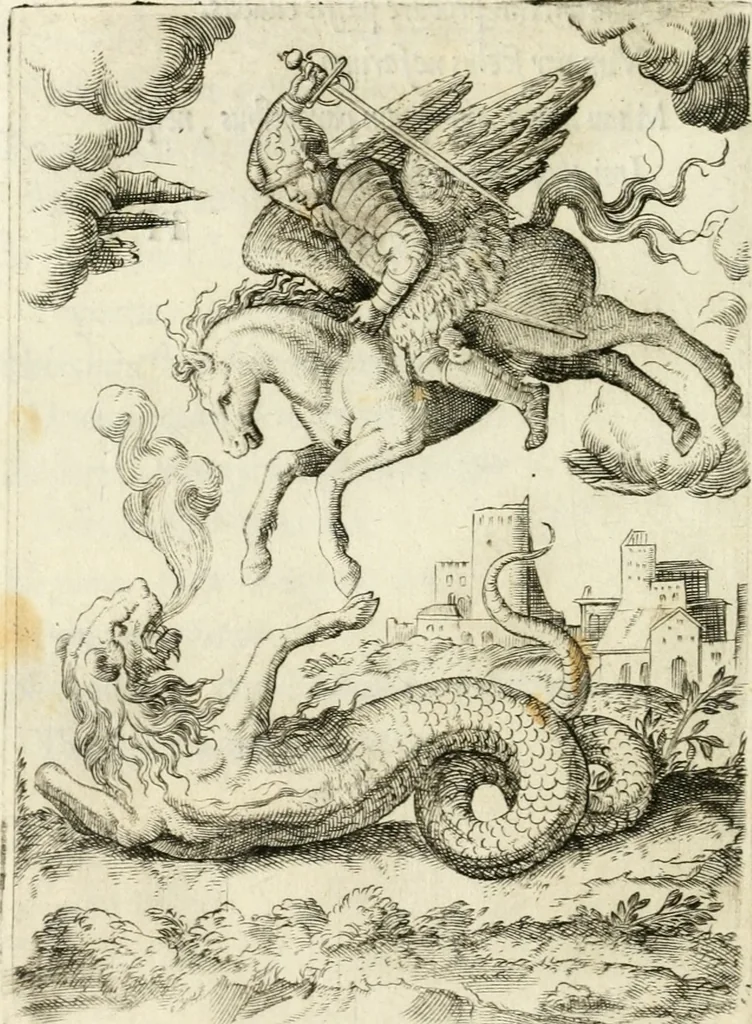 An illustration from Achillis Bocchii Bonon. Symbolicarvm quaestionvm de vniverso genere qvas serio lvdebat libri qvinqve, 1555, leaf 327