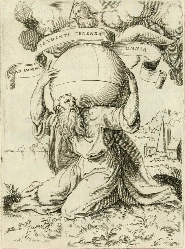 An illustration from Achillis Bocchii Bonon. Symbolicarvm quaestionvm de vniverso genere qvas serio lvdebat libri qvinqve, 1555, leaf 330