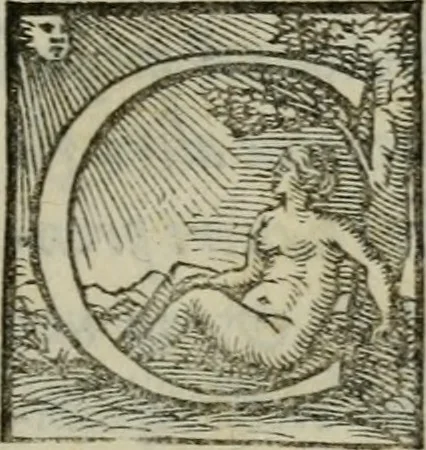 An illustration from Boezio Seuerino della consolazione della filosofia, 1551, leaf 6