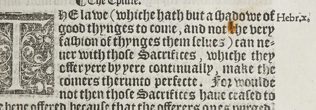 An illustration from The boke of common praier, and administracion of the sacramentes, and other rites and ceremonies in the Churche of Englande., 1552, leaf 127