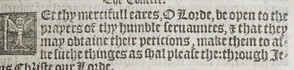 An illustration from The boke of common praier, and administracion of the sacramentes, and other rites and ceremonies in the Churche of Englande., 1552, leaf 169