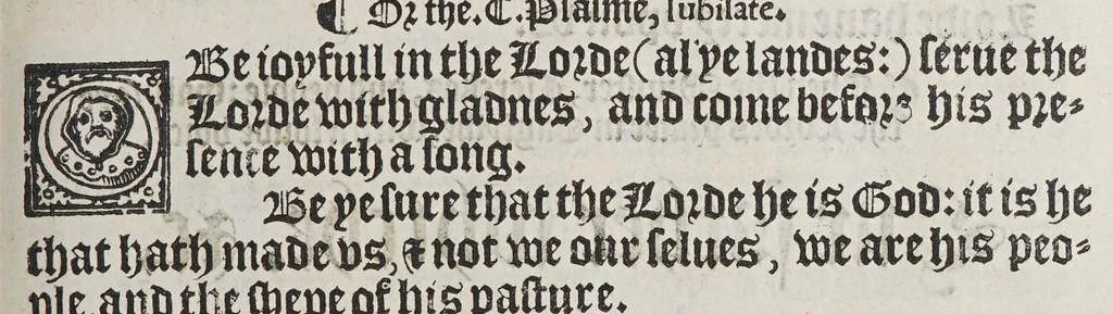 An illustration from The boke of common praier, and administracion of the sacramentes, and other rites and ceremonies in the Churche of Englande., 1552, leaf 45