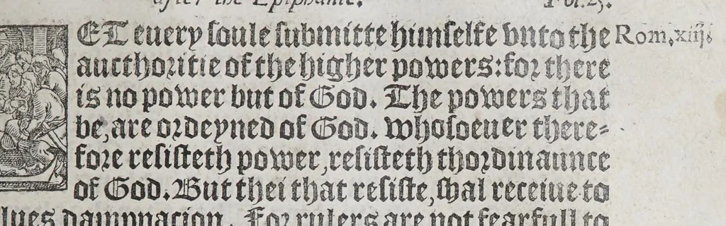 An illustration from The boke of common praier, and administracion of the sacramentes, and other rites and ceremonies in the Churche of Englande., 1552, leaf 85