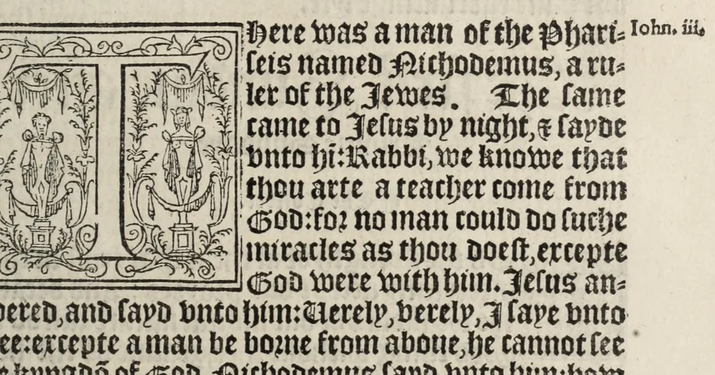 An illustration from The boke of common prayer and administracion of the sacramentes and other rites and ceremonies in the Churche of Englande, 1552, leaf 171