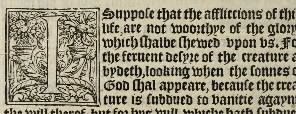 An illustration from The boke of common prayer and administracion of the sacramentes and other rites and ceremonies in the Churche of Englande, 1552, leaf 178