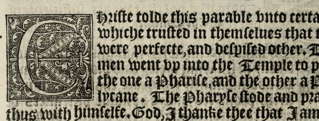 An illustration from The boke of common prayer and administracion of the sacramentes and other rites and ceremonies in the Churche of Englande, 1552, leaf 190