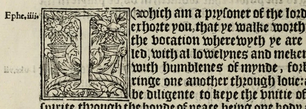 An illustration from The boke of common prayer and administracion of the sacramentes and other rites and ceremonies in the Churche of Englande, 1552, leaf 200