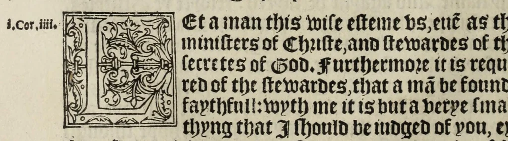 An illustration from The boke of common prayer and administracion of the sacramentes and other rites and ceremonies in the Churche of Englande, 1552, leaf 68