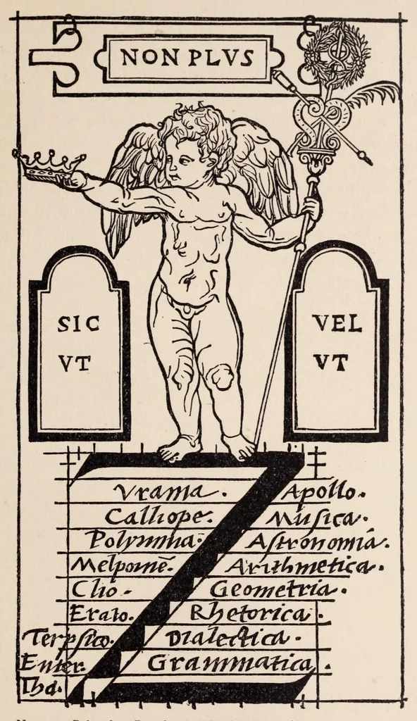 An illustration from Boktryckstyper under XV. till XIX århundert : kort öfversikt af boktryckstypernas utveckling och allmänna former, 1905, leaf 103