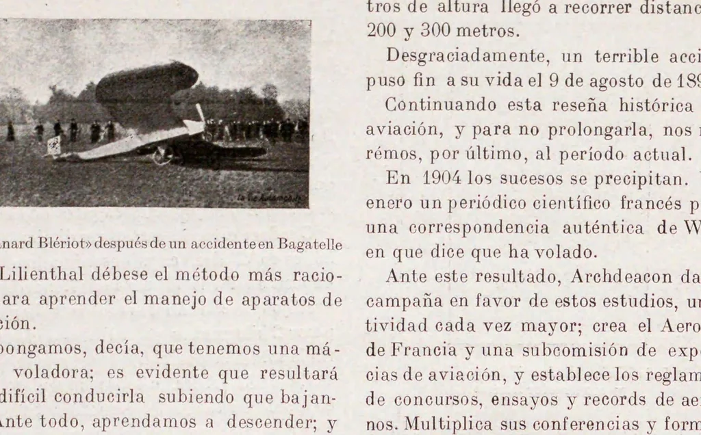 An illustration from Boletín del Aero-Club de Chile, 1914, leaf 22
