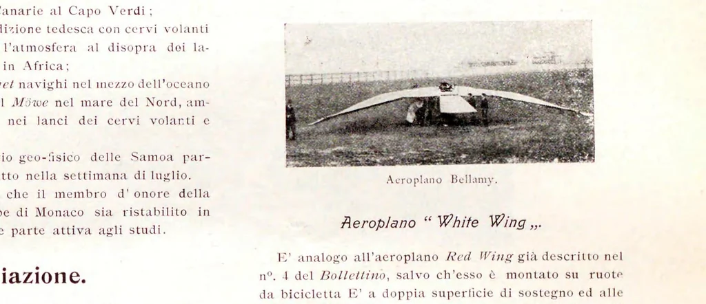 An illustration from Bollettino della Società aeronautica italiana, 1909, leaf 197