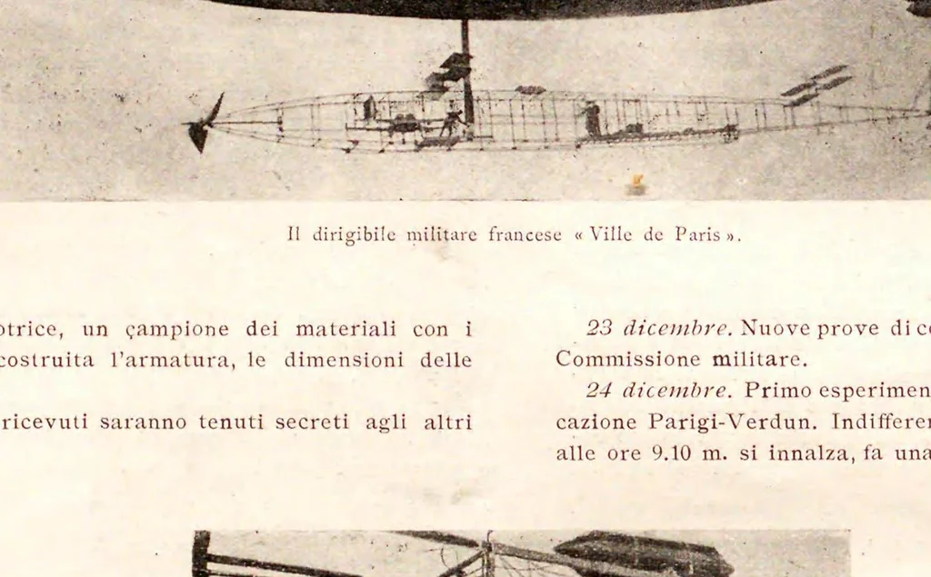 An illustration from Bollettino della Società aeronautica italiana, 1909, leaf 24