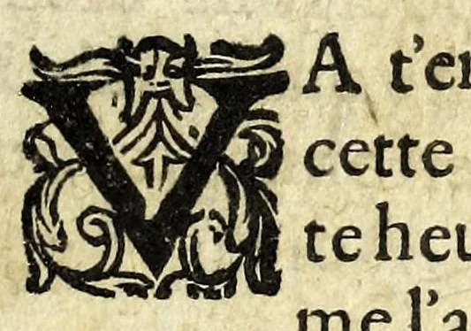 An illustration from Boniface, et le pedant : comedie en prose, 1633, leaf 13