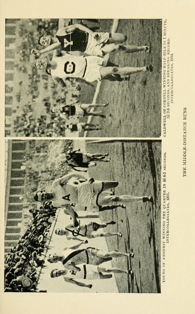 An illustration from The book of athletics, 1922, leaf 227