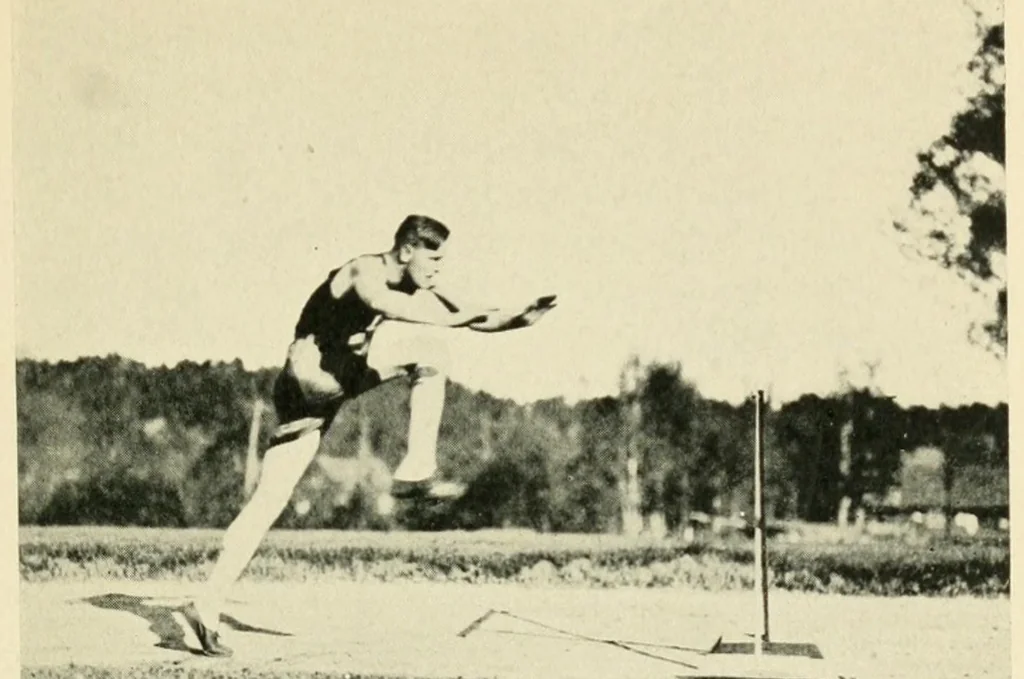 An illustration from The book of athletics, 1922, leaf 241