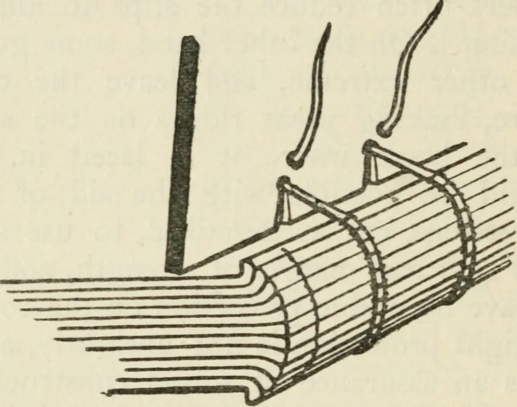 An illustration from Bookbinding, and the care of books : a text-book for bookbinders and librarians, 1911, leaf 137