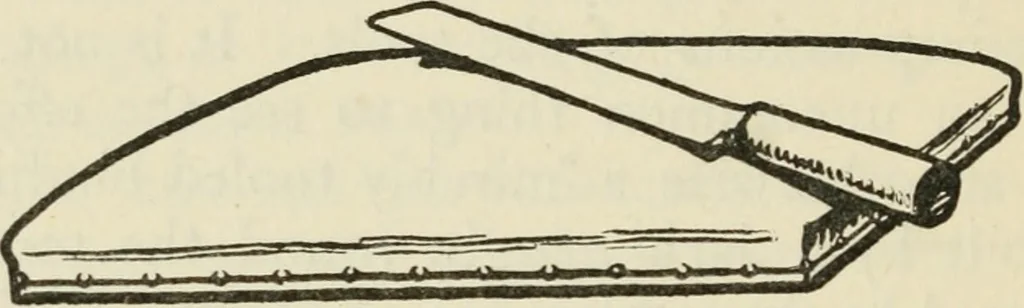 An illustration from Bookbinding, and the care of books : a text-book for bookbinders and librarians, 1911, leaf 203