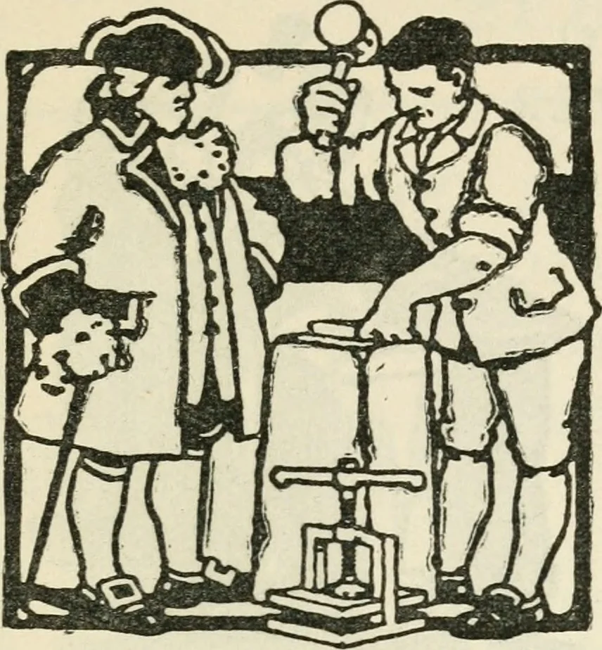 An illustration from Bookbinding, and the care of books : a text-book for bookbinders and librarians, 1911, leaf 348