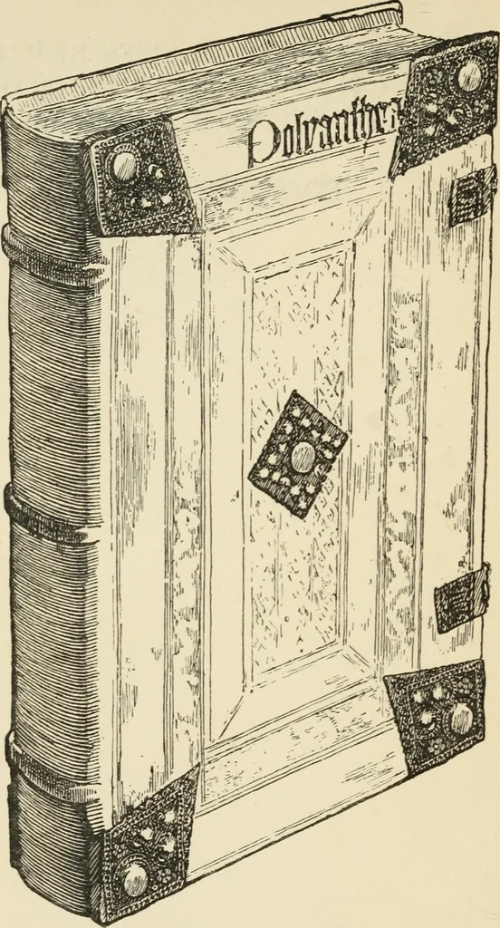 An illustration from Bookbinding, and the care of books : a text-book for bookbinders and librarians, 1911, leaf 7