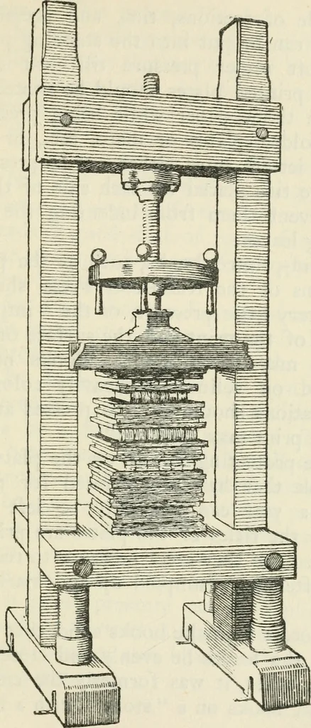 An illustration from Bookbinding, and the care of books : a text-book for bookbinders and librarians, 1911, leaf 92