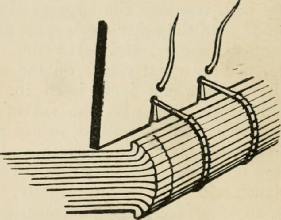 An illustration from Bookbinding, and the care of books; a handbook for amateurs, bookbinders & librarians, 1901, leaf 139