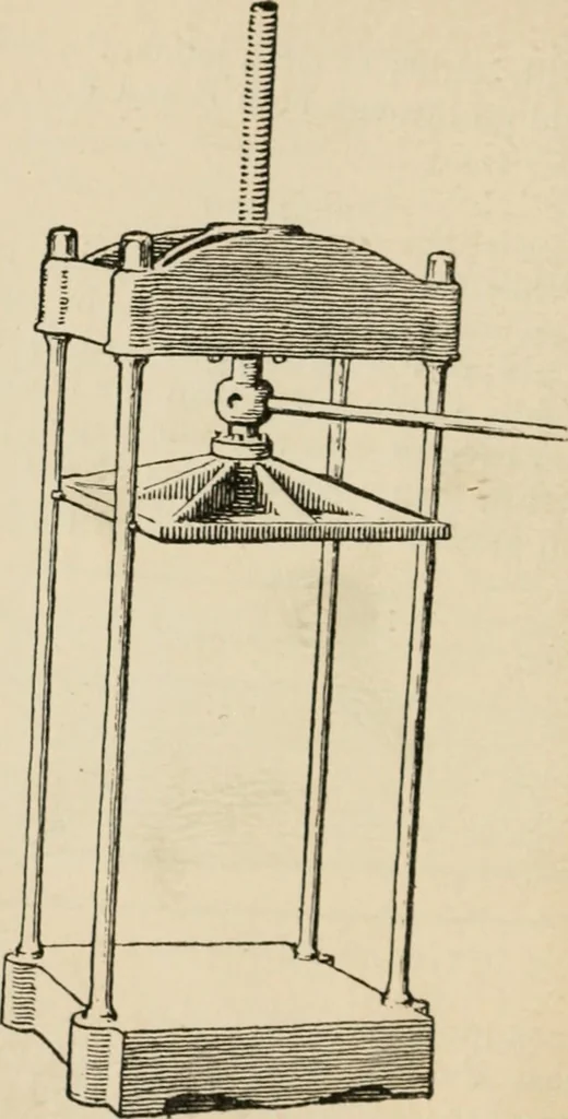An illustration from Bookbinding, and the care of books; a handbook for amateurs, bookbinders & librarians, 1901, leaf 93