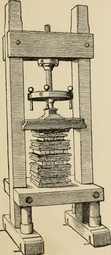 An illustration from Bookbinding, and the care of books; a handbook for amateurs, bookbinders & librarians, 1901, leaf 94