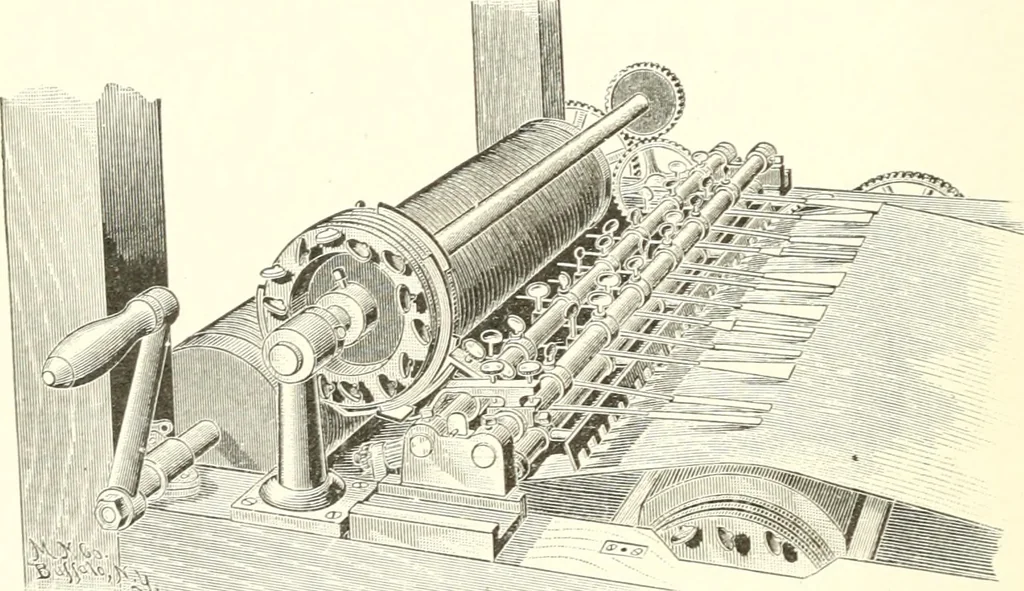 An illustration from Bookbinding and its auxiliary branches, 1914, leaf 71