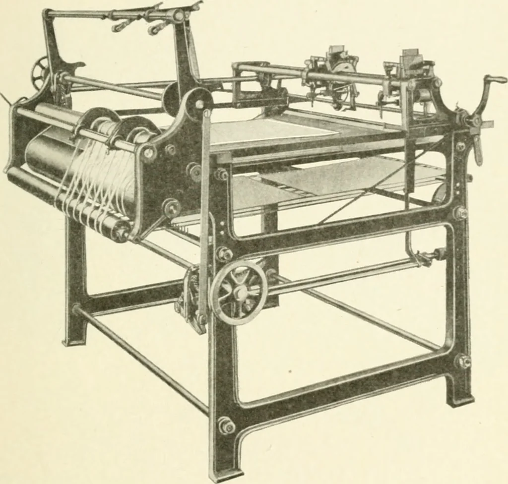 An illustration from Bookbinding and its auxiliary branches, 1914, leaf 76