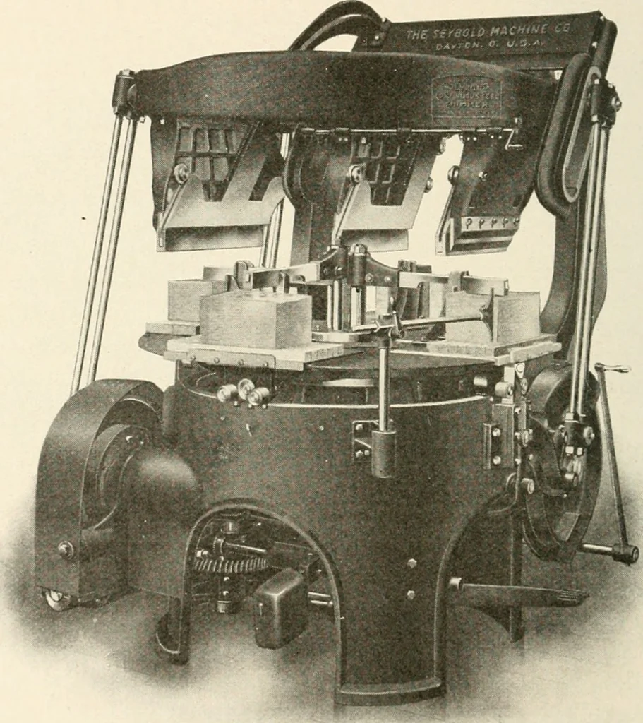 An illustration from Bookbinding and its auxiliary branches, 1914, leaf 103