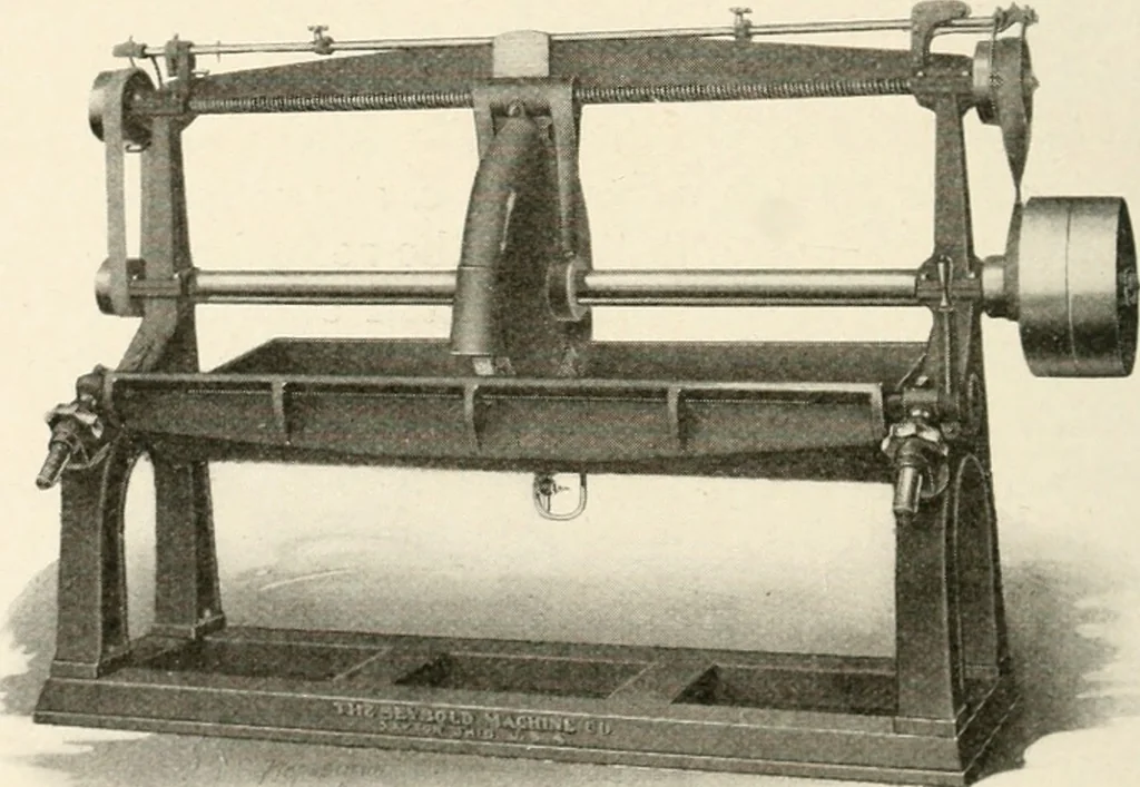 An illustration from Bookbinding and its auxiliary branches, 1914, leaf 105