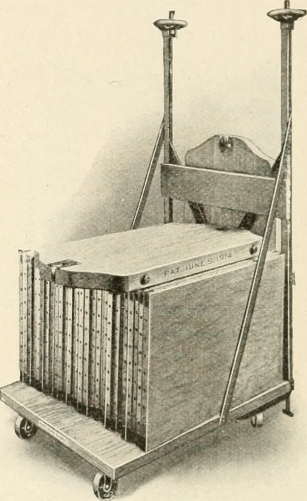 An illustration from Bookbinding and its auxiliary branches, 1914, leaf 113