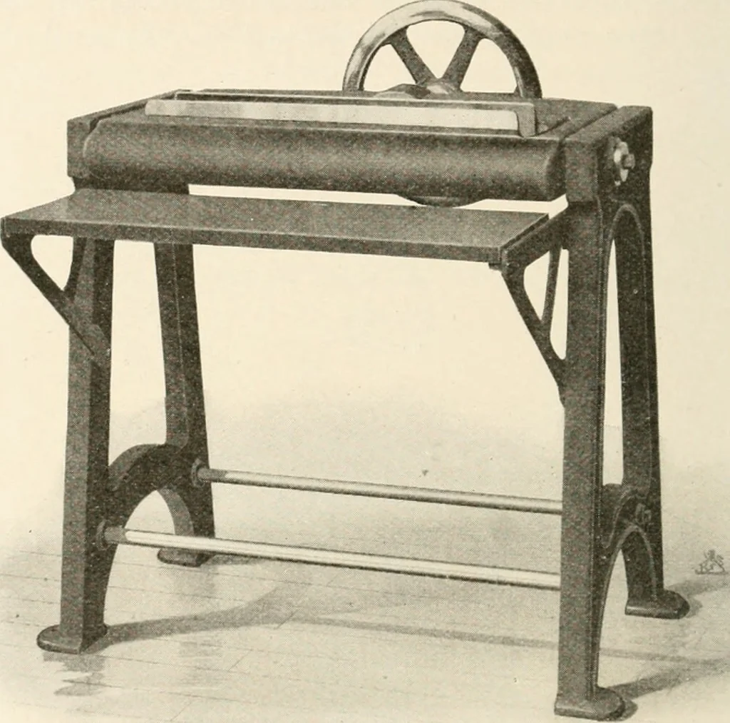 An illustration from Bookbinding and its auxiliary branches, 1914, leaf 119
