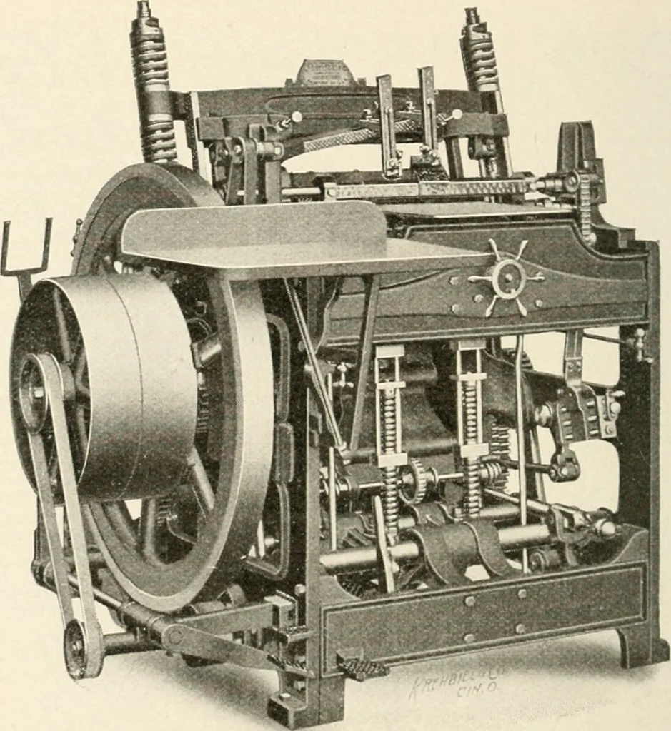 An illustration from Bookbinding and its auxiliary branches, 1914, leaf 121