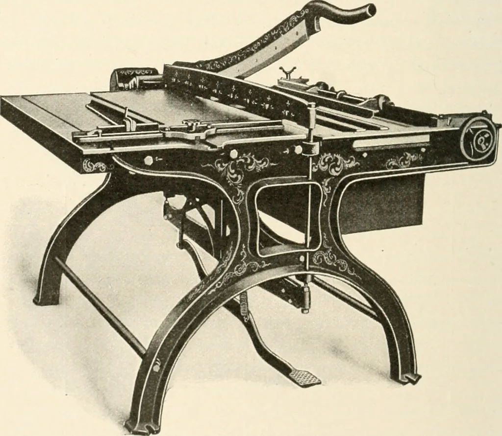 An illustration from Bookbinding and its auxiliary branches, 1914, leaf 127
