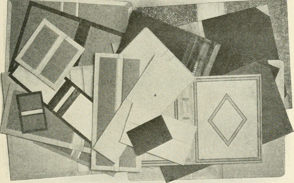 An illustration from Bookbinding and its auxiliary branches, 1914, leaf 182