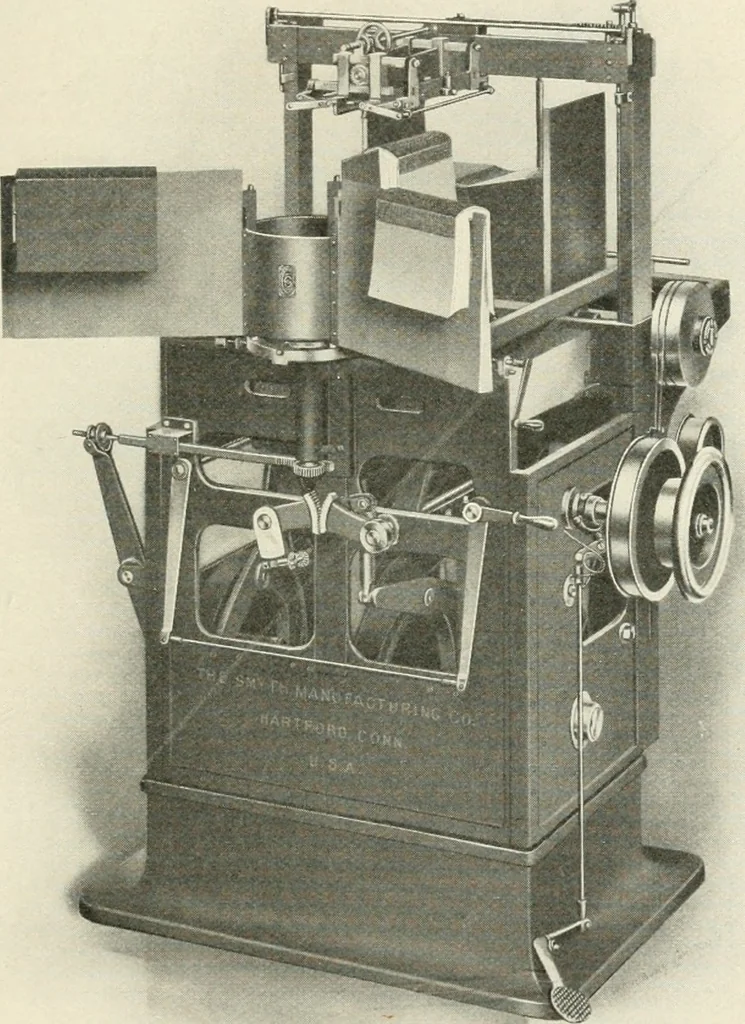 An illustration from Bookbinding and its auxiliary branches, 1914, leaf 188