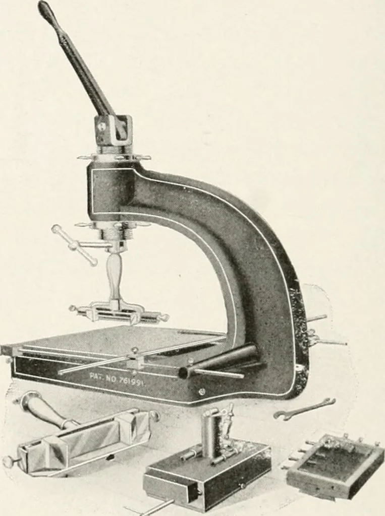An illustration from Bookbinding and its auxiliary branches, 1914, leaf 271
