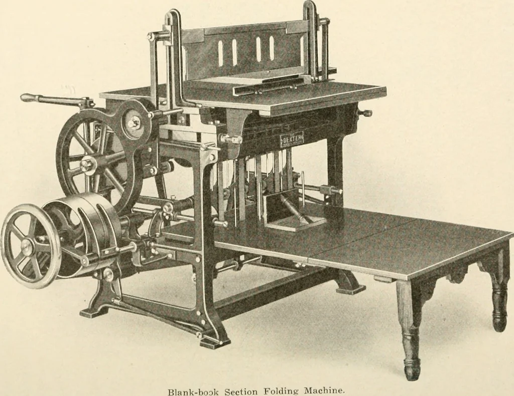 An illustration from Bookbinding and its auxiliary branches, 1914, leaf 41