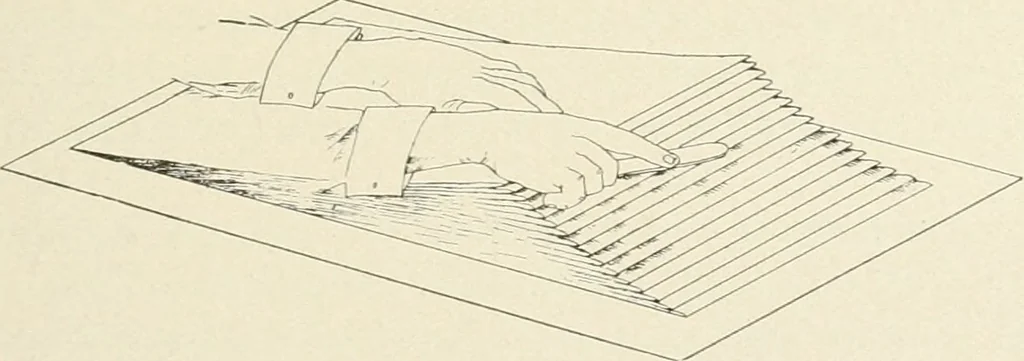 An illustration from Bookbinding and its auxiliary branches, 1914, leaf 54